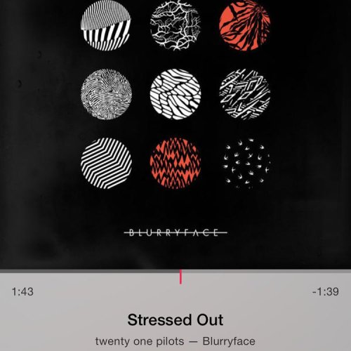 I know this song is heinously popular right now, but this song speaks to me. #blurryface #twentyonep