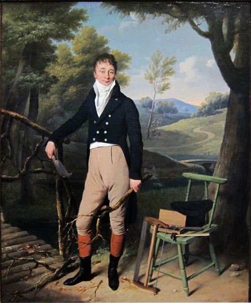 Evolution of men&rsquo;s style; Portrait of Louis Philippe while at Reichenau, 1793-94 by August