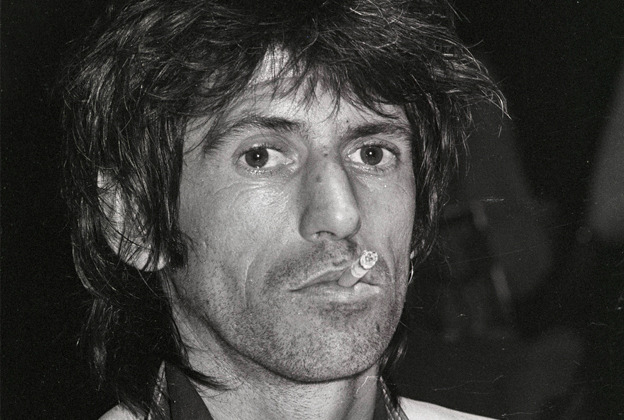  Keith Richards in New York in September, 1977.                       