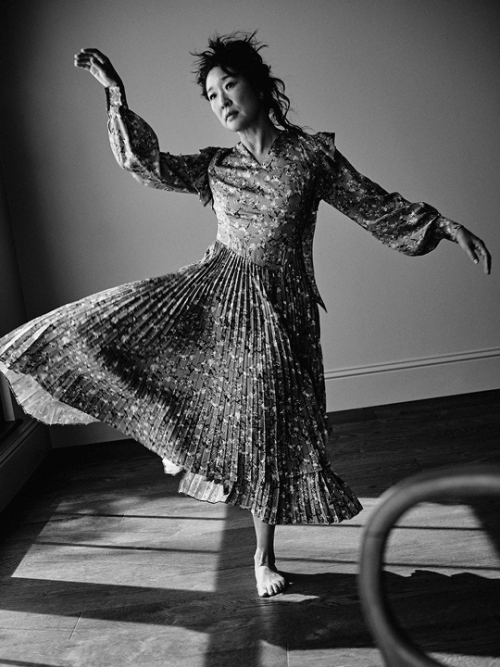 deanorus:SANDRA OH by Boo George for Net-a-Porter (2019)