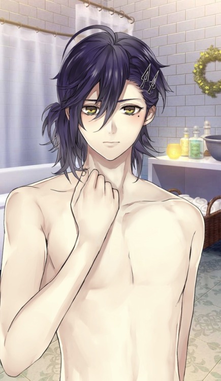 acrispyapple:for posterity! shirtless sprites from the current event in jp (恋するふたりのバスタイム) + the red 