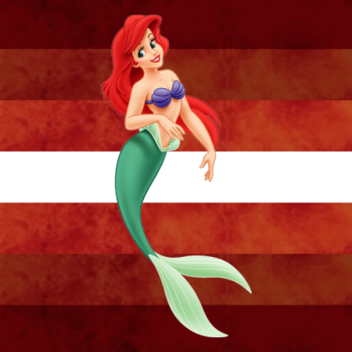 Ariel from The Little Mermaid is going to super hell for having bright red hair and making the reque