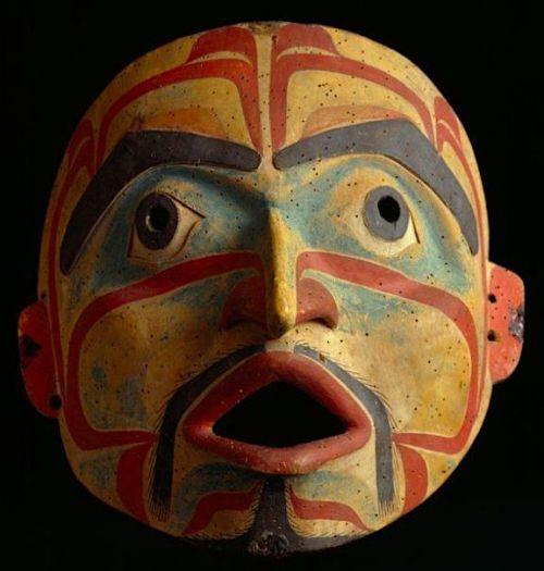 magictransistor:An assemblage of anthropomorphic masks created by Pacific Northwest Coast Indigenous