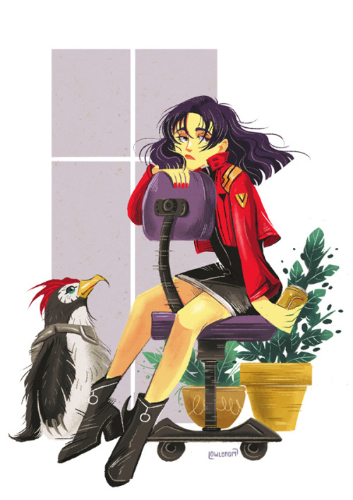 finally binged all the NGE eps legally and had the urge to draw my all time favourite anime characte