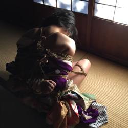 japanesebdsmofficial:  Shibari&amp;Photo Naka AkiraModel Kasumi Hourai