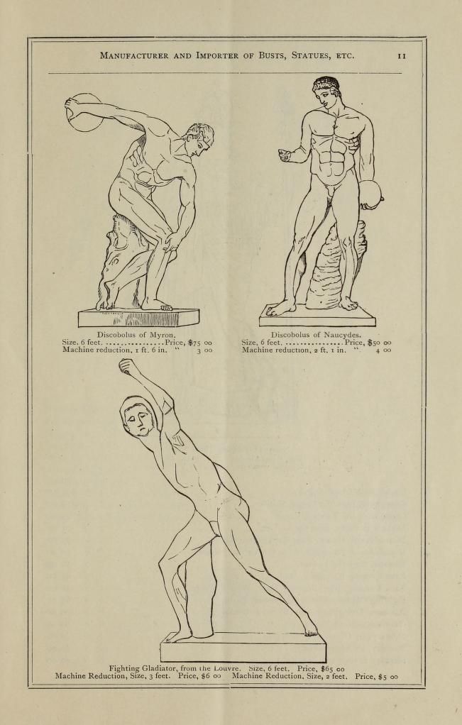 nemfrog:  19th century mass-market reproductions of Greek and Roman statues. Brief
