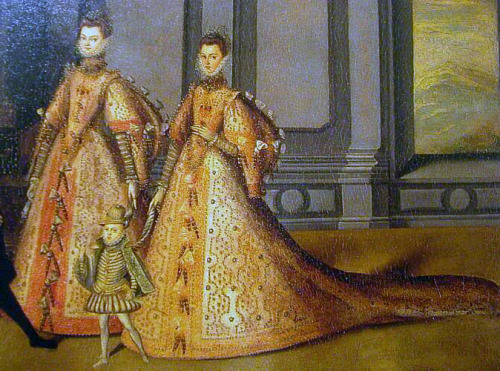 The Family of Philip II of Spain (Philip II with his children, Isabel Clara Eugenia (Isabella Clara 