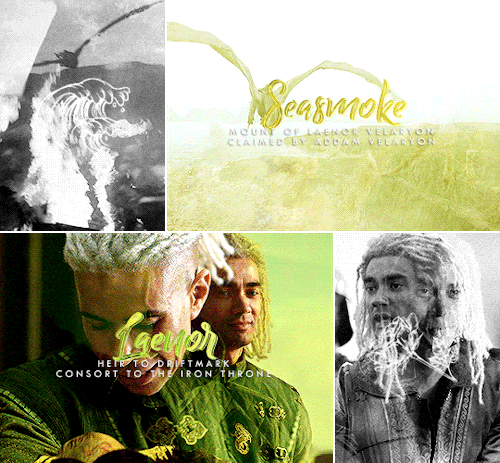 THE DRAGONS AND THEIR RIDERSIn House Of The Dragon (insp.)