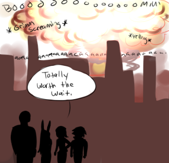 padalickingood:  dashingicecream:  im laugHING and imagining what velvet’s weapon is and what if she opens it and its just  but surprise, its a bunny bomb   