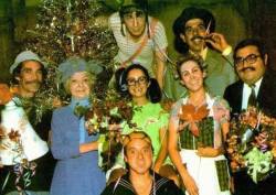 cazadordementes:Elenco del Chavo del 8 en Diciembre 1970s