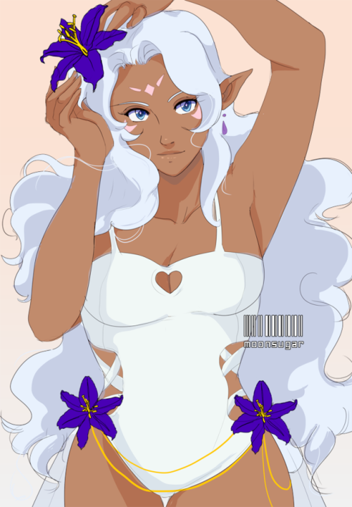 blackmoonbabe: It’s been awhile since I’ve doodled Allura alone (lol omg rite?) fear not