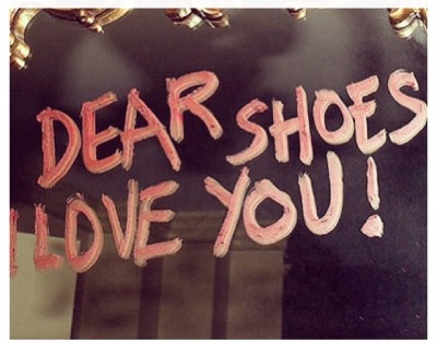 I love you, shoes.
The Point in Heels