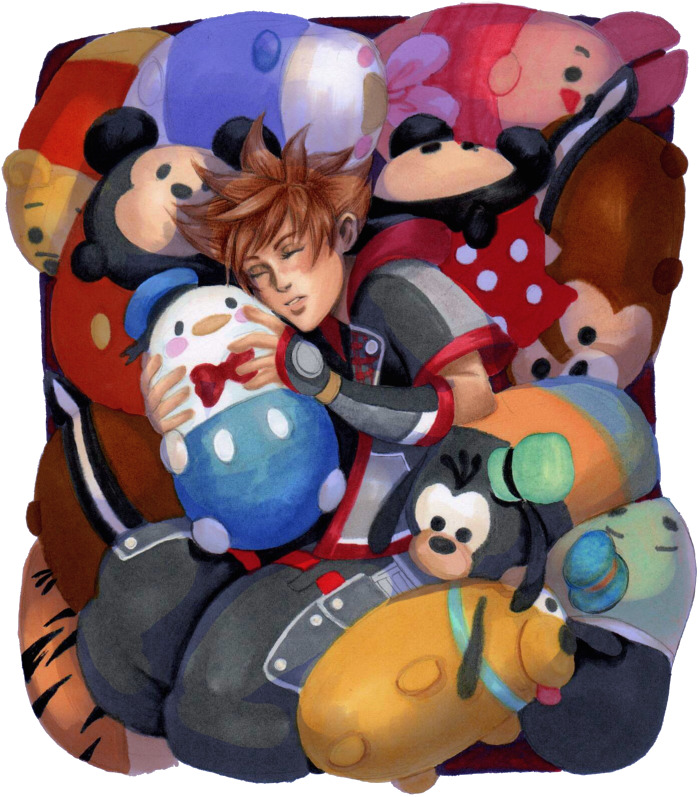 luxmoogle:  Sleeping among friends, in the forms of tsum tsum~ 
