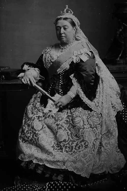 teatimeatwinterpalace: Queen Victoria on the occasion of the wedding of her youngest son, Prince Leo