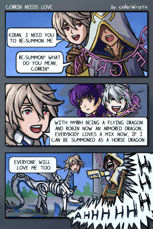 “Corrin Needs Love”Another Fire Emblem Heroes comic!