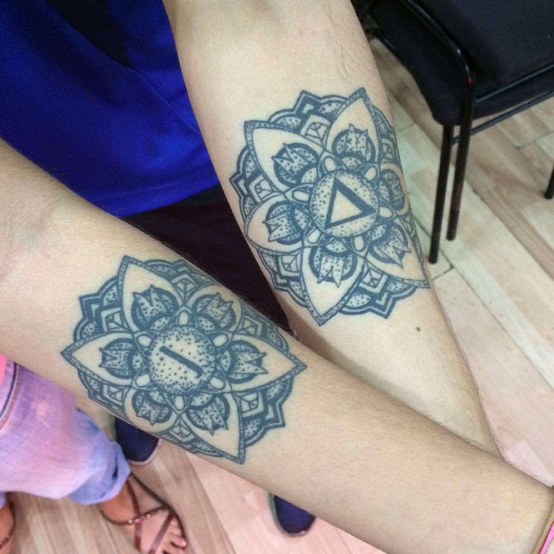 Tatuaje curado de los hermanos @andreacsg y @juansg10 full buena vibra para ustedes!