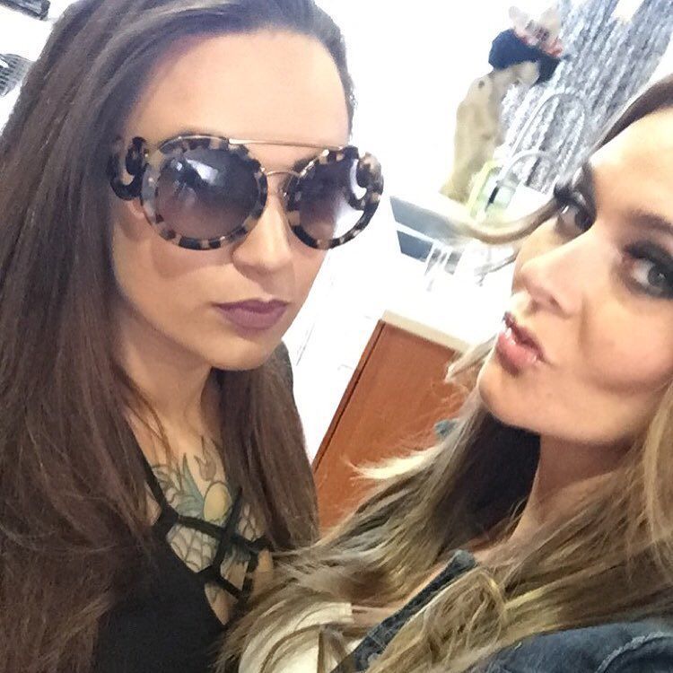 Sassin with my boo @playmatebk123 #playmate #prada #newthang by tailisaf
