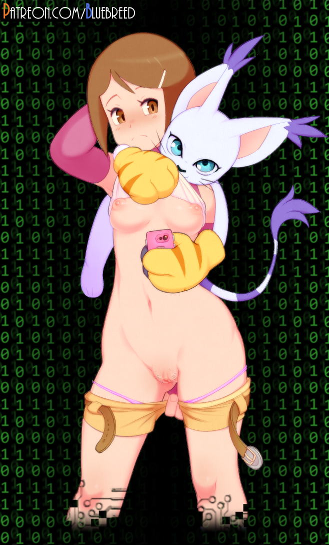 colorpunish: You can’t keep those frisky Digimon from photo-bombing your nudes