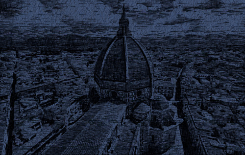 Sketch by Channing H.M / Duomo, Florence, Italy