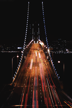 ladylandscape:  San Francisco Oakland Bay Bridge by Wasifio