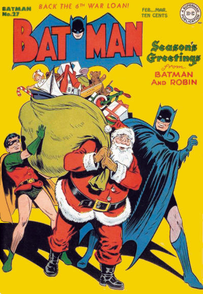 Batman’s all like “Fuck you Santa, I’m not helping you carry your gifts. I’m the Dark Knight” and shit.