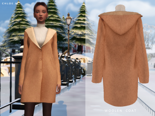 ChloeM-Woolen CoatCreated for :The Sims410 colorsHope you like it!Download:TSRFollow me onTwitterPLE