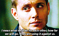 martyrrdean:  Supernatural rewatch » No Rest For The Wicked  - We take this knife,