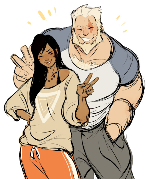 chop-stuff:I would love to learn more about the older Overwatch characters, but for now I will live 