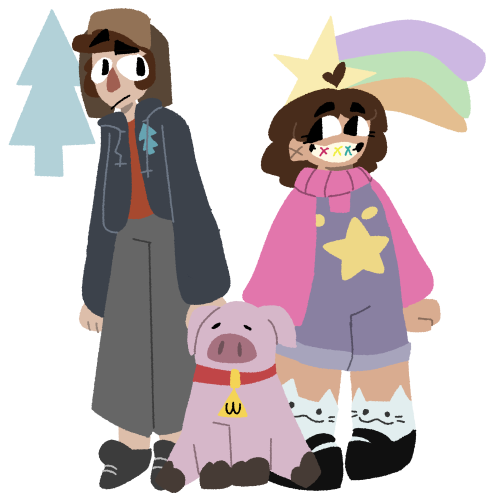 Just A Couple Of Twins And Their Pet Pig. Hope Nothing Bad Happens To Them!