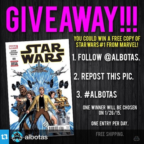 May the force be with you. #Repost @albotas with @repostapp. ・・・ Giveaway time! We&rsquo;re givi