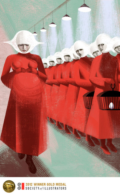 Book Illustrations Award winning book illustration by Anna and Elena Balbusso for "The Handmaid’s Tale" by Margaret Atwood.
More of the book illustrations on on WE AND THE COLOR
WATC//Facebook//Twitter//Google+//Pinterest