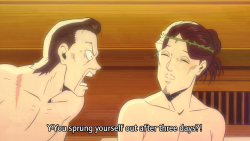 trows:ace-of-blue-spades:ayellowbirds:That time Jesus was mistaken for Yakuza.I have seriously got to find this show.Happy easter courtesy saint young men!