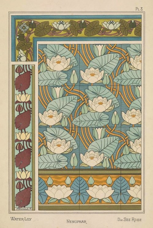  Eugène Grasset, Plants and Their Application to Ornament, 1896Archive.org and Gallica.bnf.f