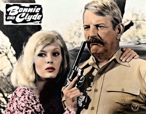 Faye Dunaway & Denver Pyle - Bonnie and Clyde, 1967.