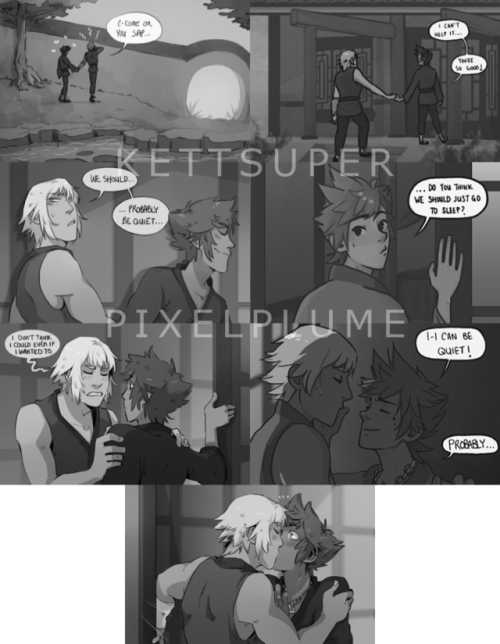 kingdomkett:here is an older comic collaboration between myself and @pixelplume - takes place after 