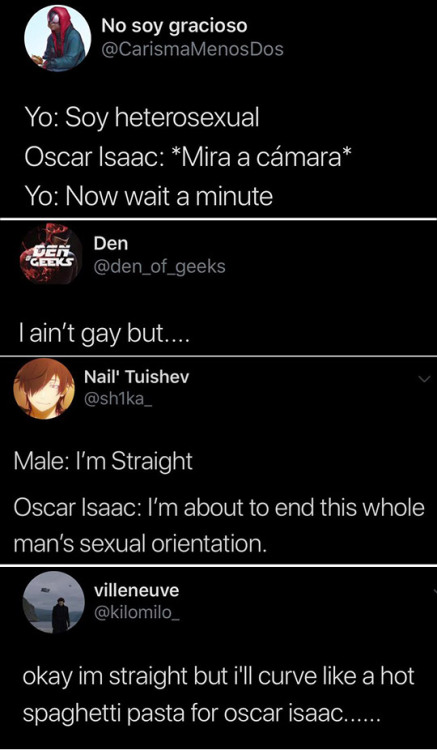 linguisticparadox:semaby:ivyarchive:“My favorite genre of twitter is straight men reacting to Oscar 