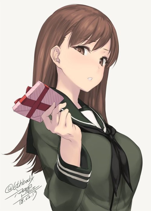 k-ui:六羽田トモエさんのツイート: “なんだかんだでチョコくれるっち #艦これ版深夜の真剣お絵描き60分一本勝負 #艦これ版真剣お絵描き60分一本勝負_20180213… ” 