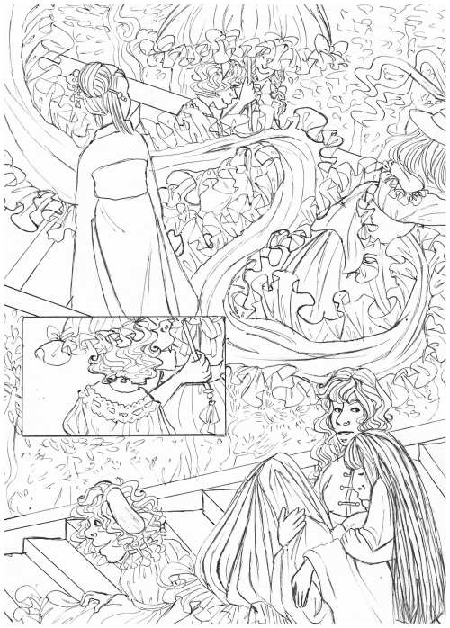 Would you look at that! Another unfinished Touhou comic!I started it over the summer, but my art has