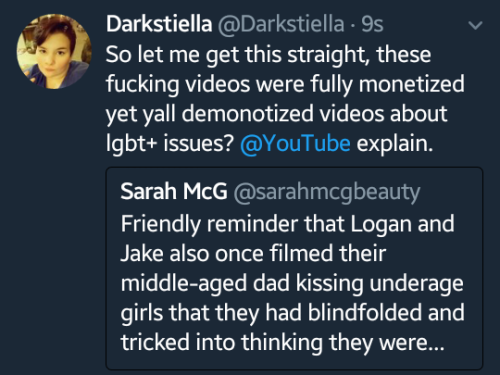 darkstiella:Unfriendly Reminder that he has always been a shitty person. Also wtf youtube?Okay I kno