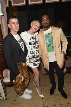 Kuwkimye:  Kanye, Miley Cyrus &Amp;Amp; Jeremy Scott At The Daily Front Row’s “Fashion