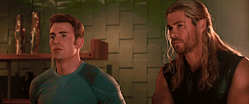 There Was Something Going On Between Thor And Steve In Aou. You Can't Deny The Fact!