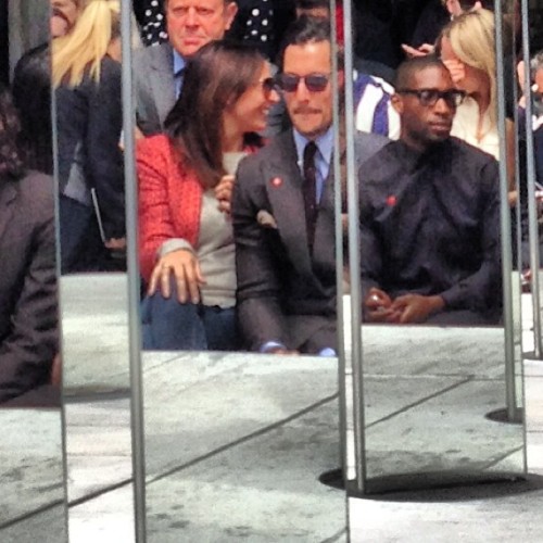 Fashion. It&rsquo;s all a work of mirrors - Tinie Tempah and David Gandy at #LCM