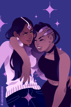 anushbanush:  Sym and Sombra’s voice actresses being friends are so cuteee!!!I just can’t help but love them 💖✨