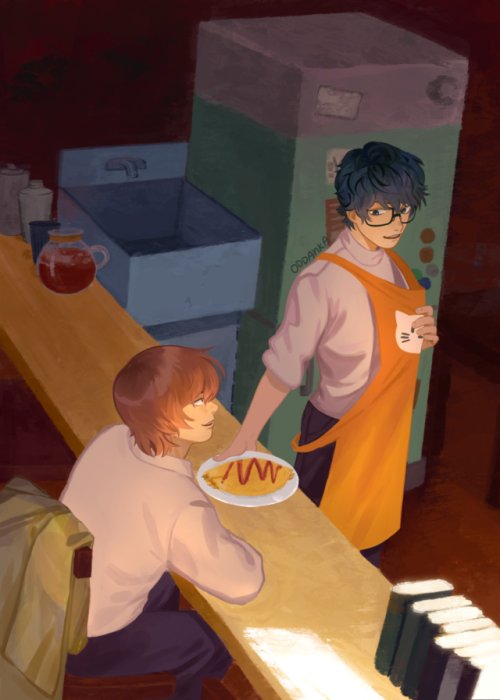 My full piece for the person 5 food zine! 