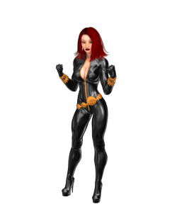 petercottonster:  The Black Widow Strikes! So, I’m still in the Marvel Universe, just stepping away from Mutants for a bit. I have half of an idea on how to do Armor, so she prolly IS my next mutant, but really I had to step away from the X-girls before