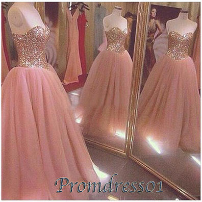 Pink prom dress