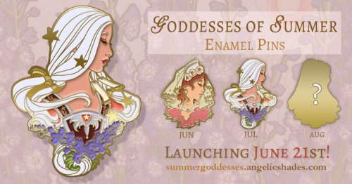 The next Goddess of Summer has been revealed!  Don’t miss your chance to collect these go