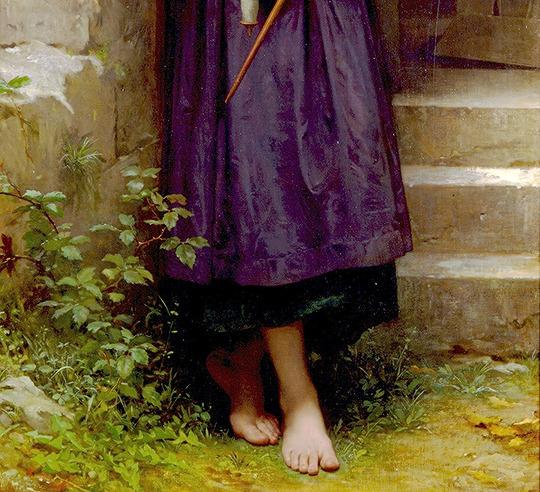 une-enfant-du-siecle: The Spinner, William-Adolphe Bouguereau 