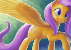 dahtamnay:  Study in painting wings with yellow quiet.  &lt;3