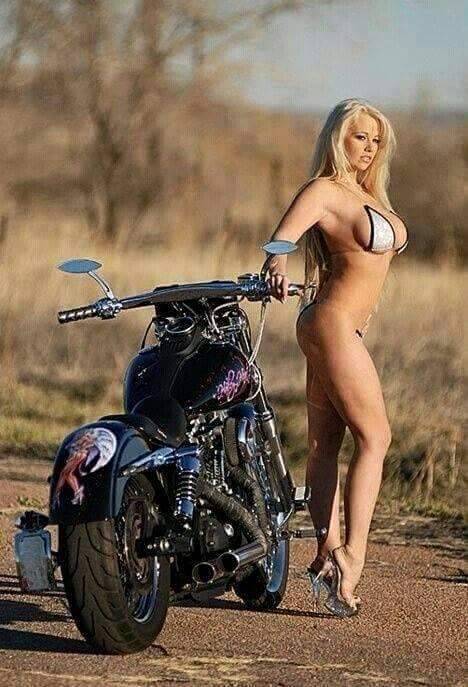 Hot biker babes chaps